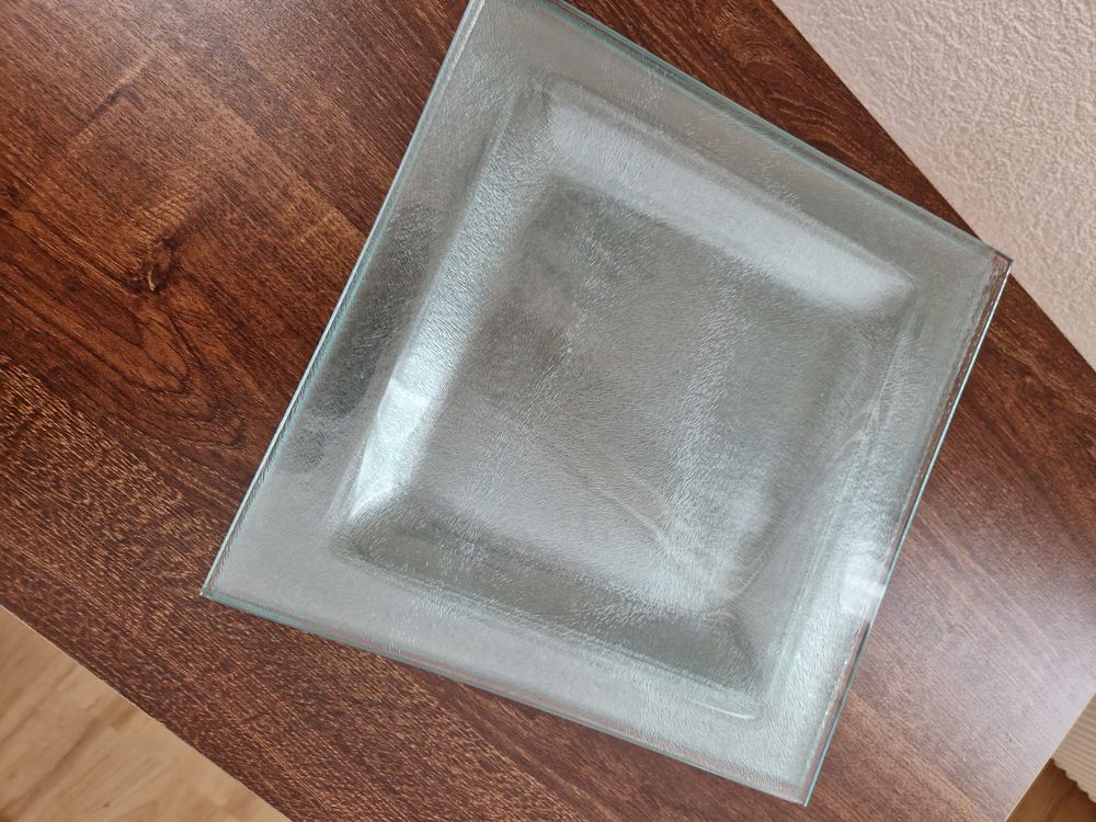6 Glasteller flach quadratisch (Neu (gemäss Beschreibung)) in Ursenbach für CHF 7 – mit Lieferung auf Ricardo kaufen
