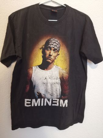 Vintage Eminem T-Shirt, Size L, Black, Rare
