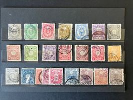 Lot alte Marken Japan