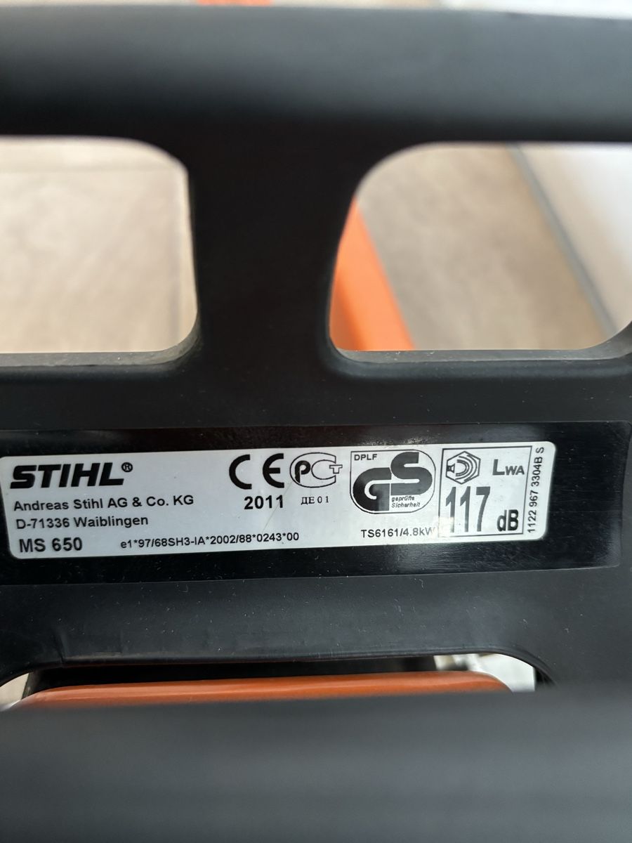 Stihl Seghe: Stihl MS 650 – Nuovo (secondo la descrizione) da Staffelbach venduto da goldy81 5