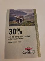 Stanserhorn Bahnfahrt 30% Rabatt