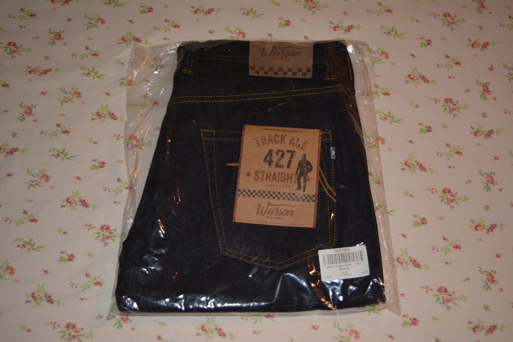 Jeans: WARSON JEANS NEU TRACK ACE 427 STRAIGHT – Nuovo e nell'imballaggio originale da Weissbad venduto da Usw63