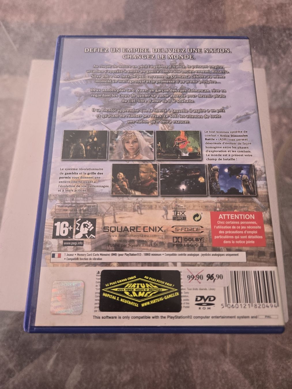 Jeux: Final Fantasy 12 PS2 – D'occasion à Bussigny par Kfdlt 1