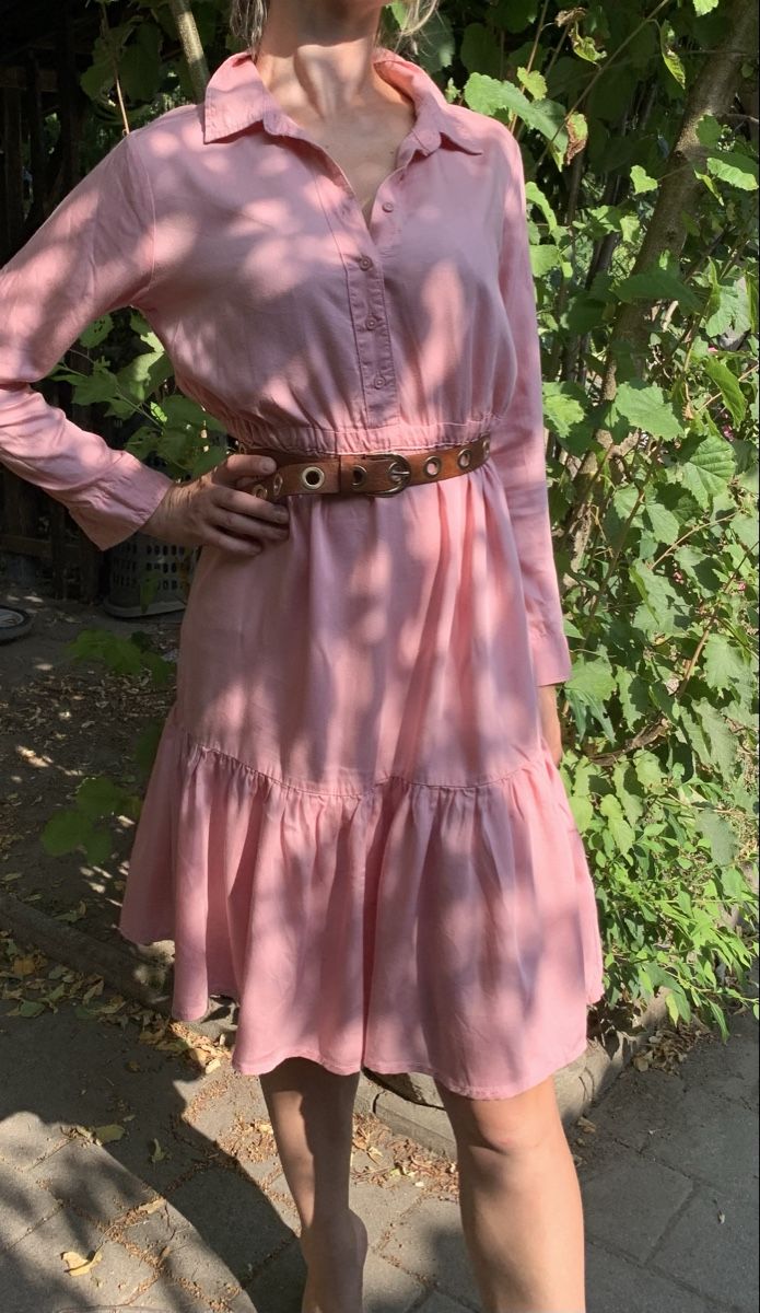 Robes: Abito Camicia rosa 100% Lyocell Taglia 40 blu motion – Neuf avec emballage d'origine à Gordevio par LanaZimm 4