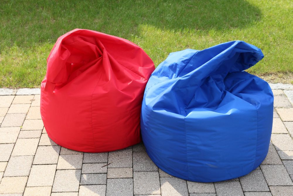 Sessel: Sitzsack Rot - FURIA s.r.l Italy - Φ 70cm x 120cm – Gebraucht aus Roveredo GR von ManolitoBoris 3
