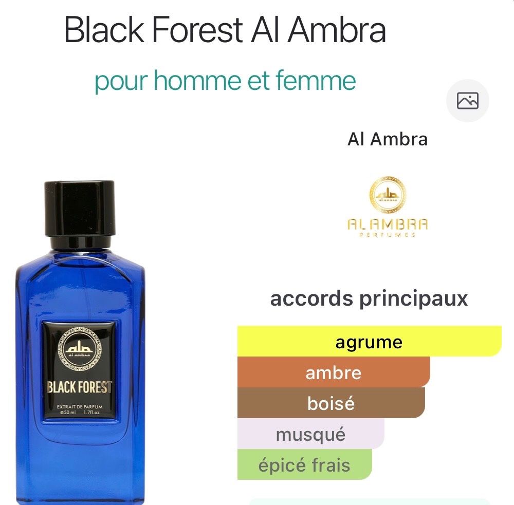 Parfums & Eau de Toilette: Black Forest 50ml – D'occasion à Corseaux par atchoum66