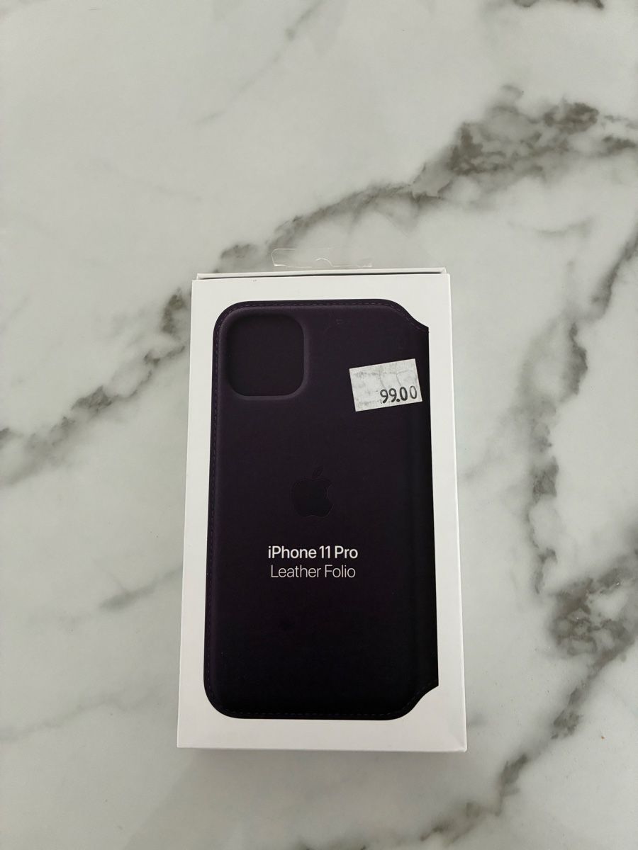 Apple Cover & Protezioni schermo: iPhone 11 Pro Étui folio en cuir violet - Excellent! – Nuovo e nell'imballaggio originale da Nyon venduto da far_f89n