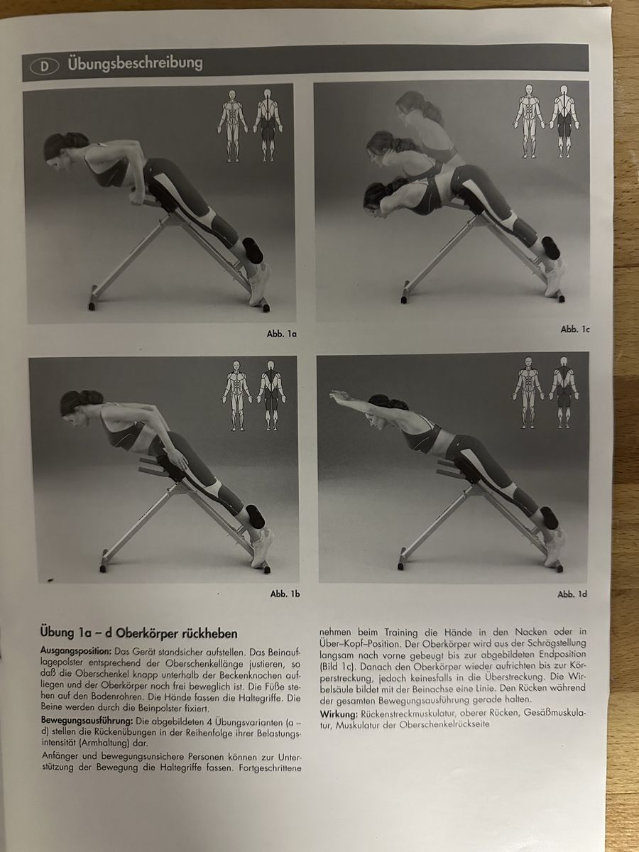 Kettler Hometrainer: Rückentrainer Kettler – Usato da Gundetswil venduto da petriheilremimartin 2