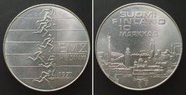 FINNLAND 10 Markkaa 1971 LEICHTATHLETIK EM Silber stgl!