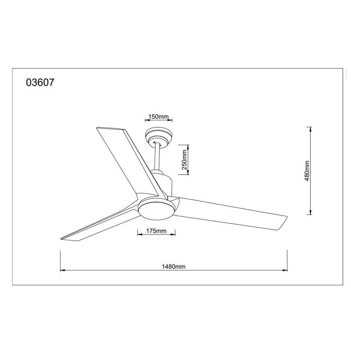 Kronleuchter & Deckenlampen: LED Deckenleuchte, Ventilator, 148 cm Ø – Neu (gemäss Beschreibung) aus Kreuzlingen von Smart-Light 8