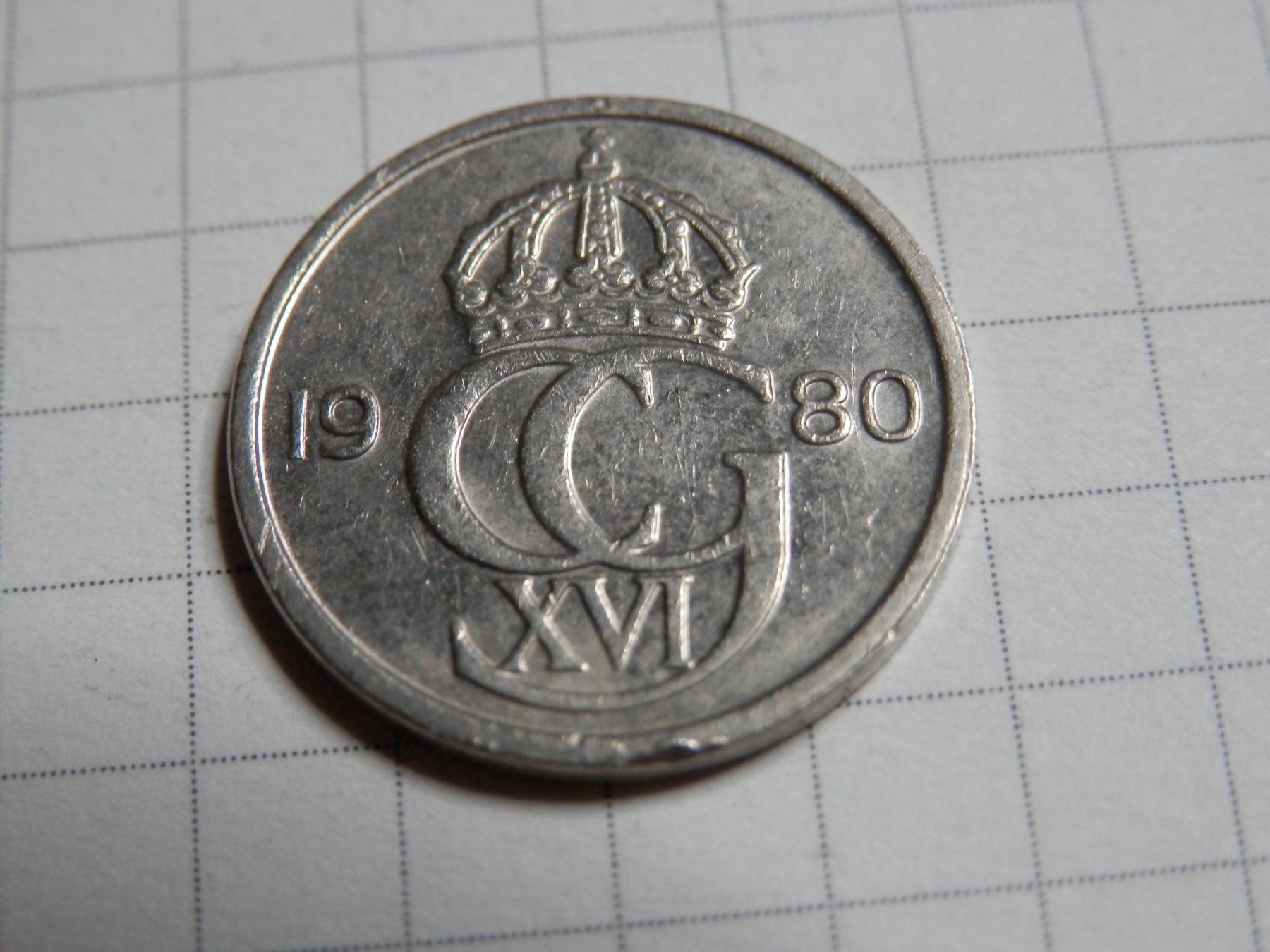 Tutti le monete: Schweden  10 Öre, 1980 – Usato da Weiach venduto da weiach81