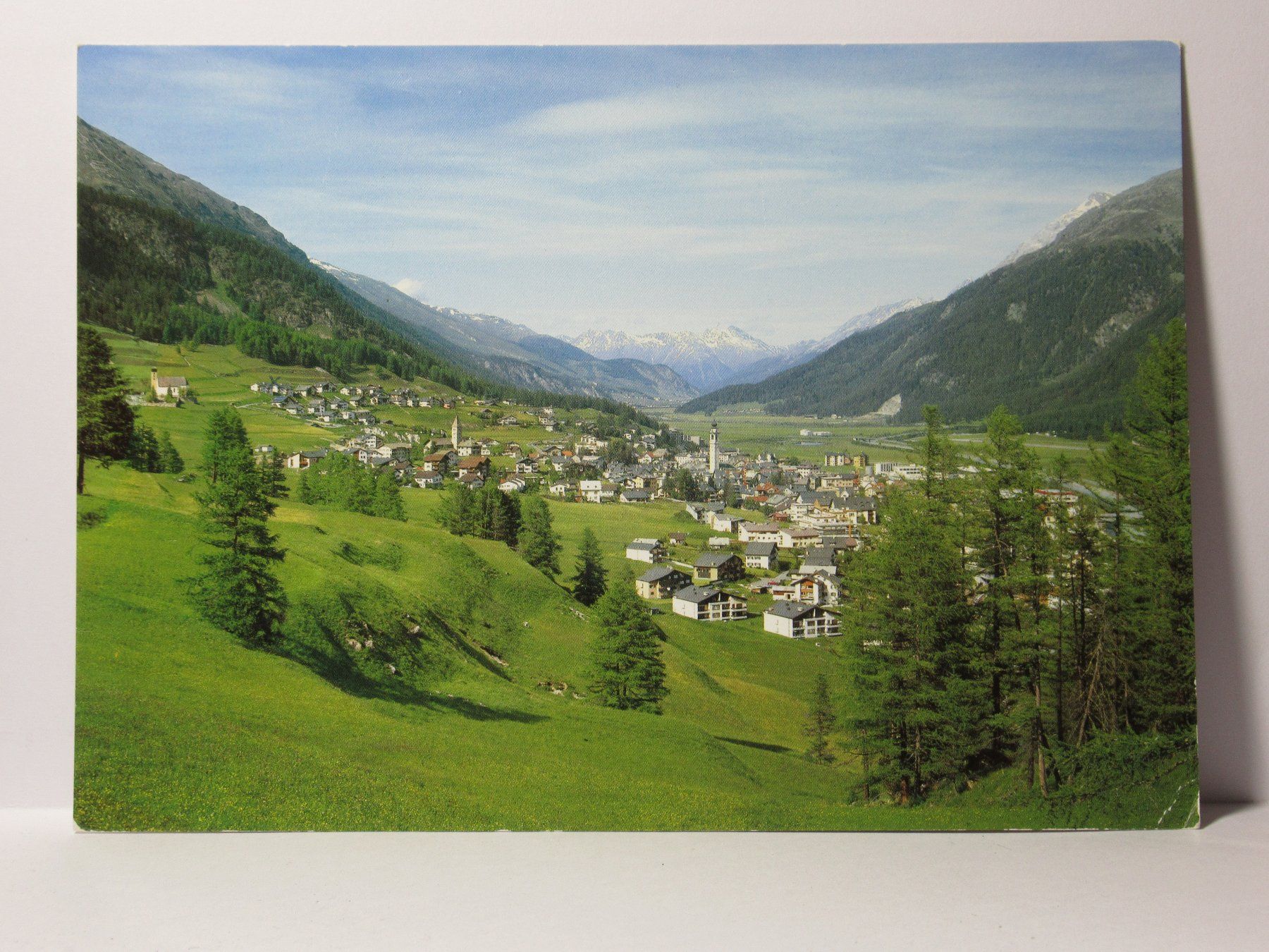 Cartes postales: Samedan , Kirche 1991 – D'occasion à Grenchen par Bluemchen1900 1