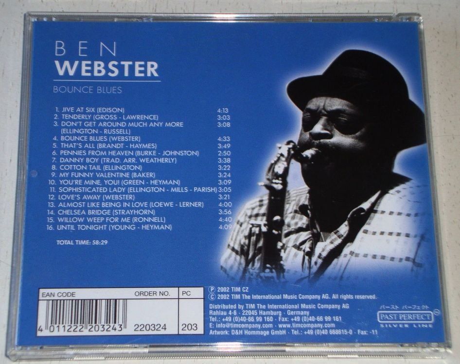 CDs: Harry "Sweets" Edison, Ben Webster, Herb Ellis, Ray Brown, – Gebraucht aus Unterbäch VS von Plasido 1