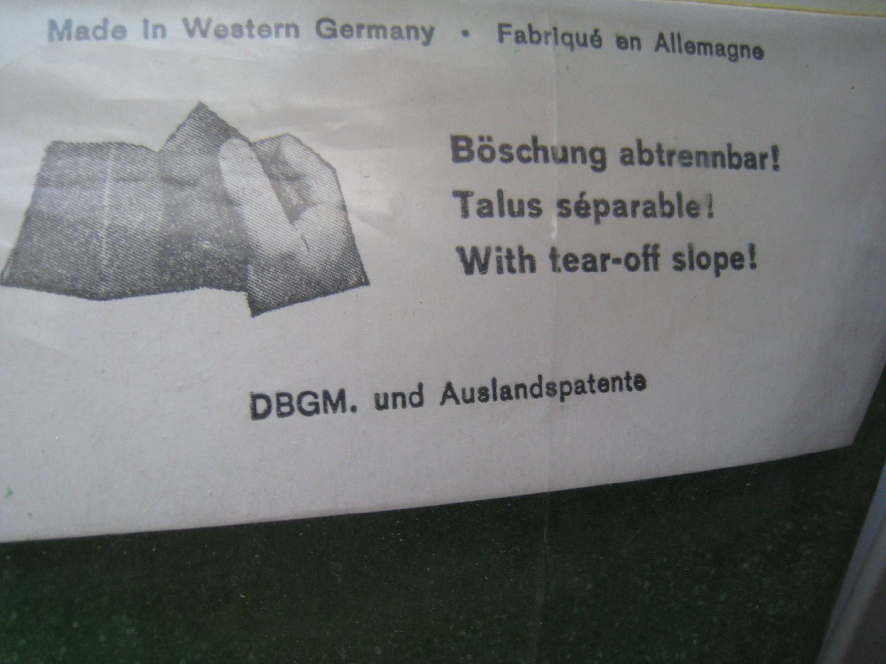 Modellini di ferrovie: Mössmer, Schaumstoff-Auffahrt, 260 Zentimeter lang, 16 99 04 – Usato da Buchs ZH venduto da swiss-train 4