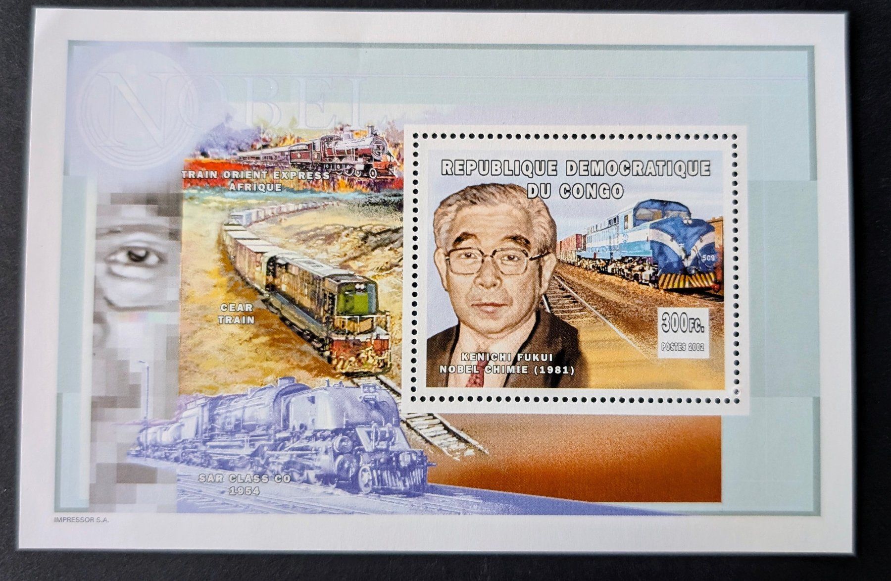 Tutti i francobolli: DR Kongo-Block Eisenbahnmotive ** – Nuovo e nell'imballaggio originale da Hittnau venduto da stamps_and_coins
