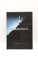 Maserati Modellprogramm 1999 Prospekt