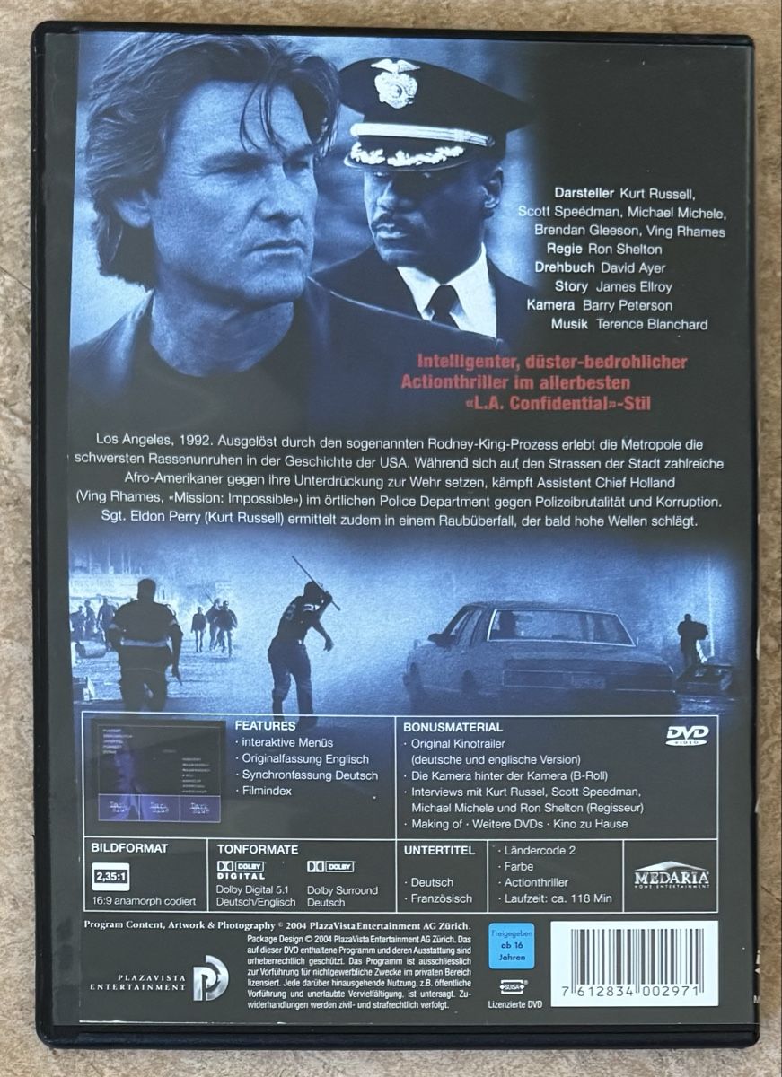 Tutti i DVDs: DARK BLUE  – Nuovo (secondo la descrizione) da Dietikon venduto da AndreaSch01 1