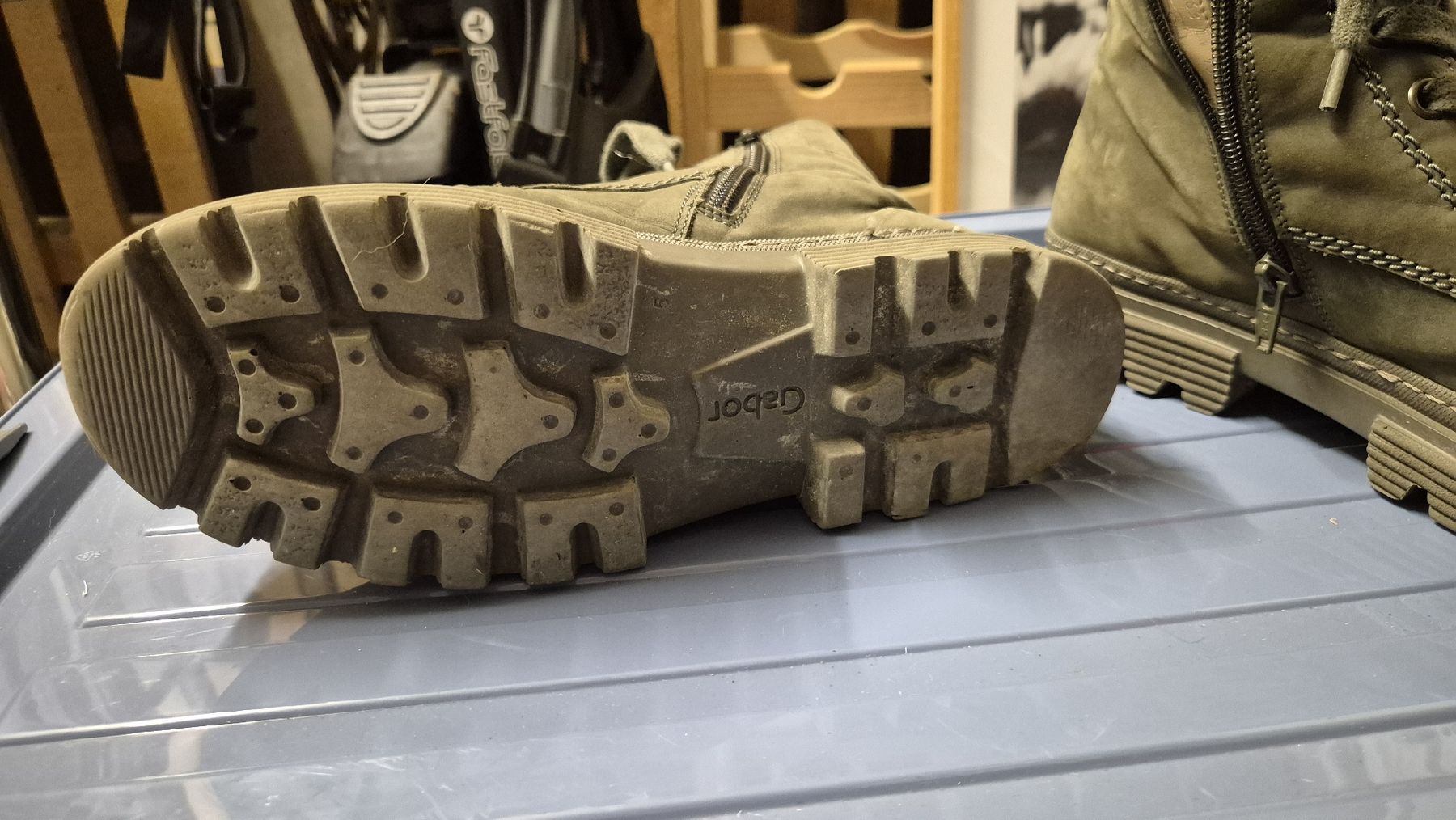 Gabor Scarpe da donna: Stiefel Gabor Leder Olivegrün – Usato da Watt venduto da sarahZH1995 3