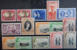 Swaziland British Lot mit alten Werten I