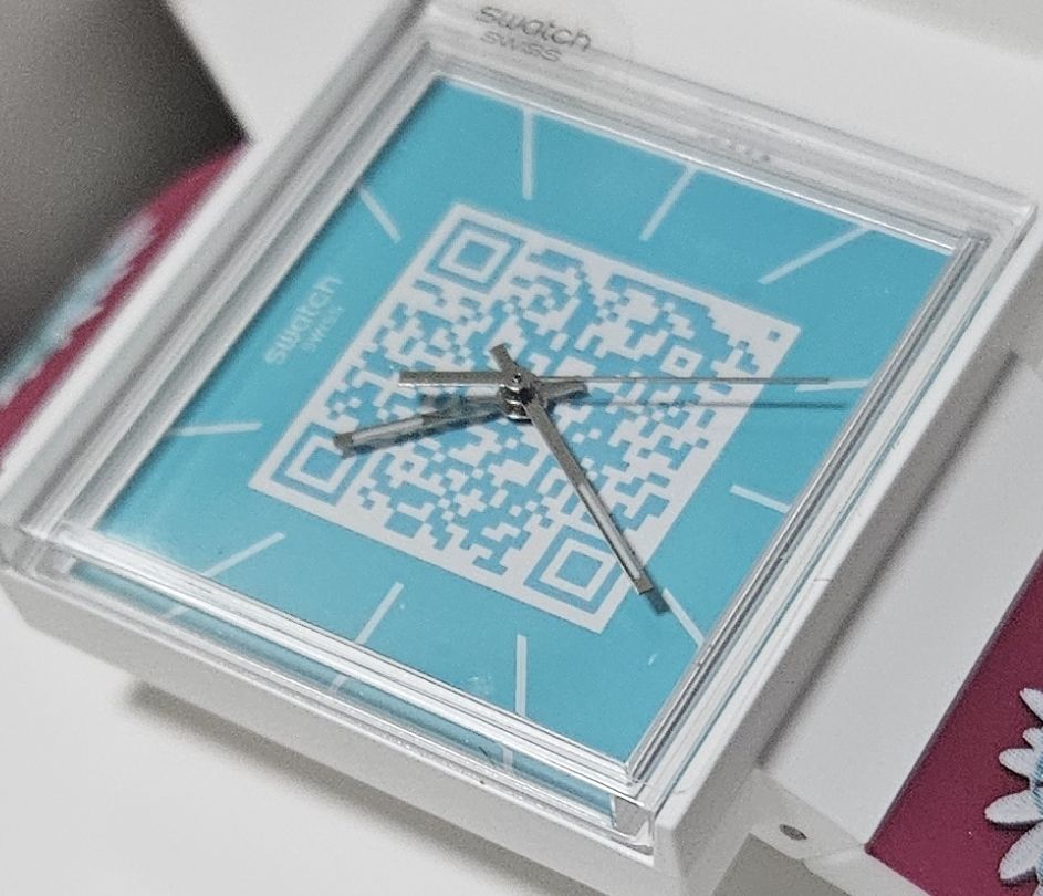 Swatch Uhren: Swatch Aktionärsuhr 2025 - mit QR Code Zifferblatt – Neu und originalverpackt aus Dällikon von superangebote