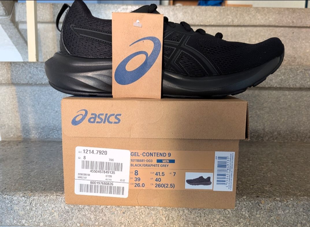 Asics Scarpe da uomo: Asics gel contend 9 ortholite 41.5 – Nuovo e nell'imballaggio originale da Zürich venduto da herbstliebi 1