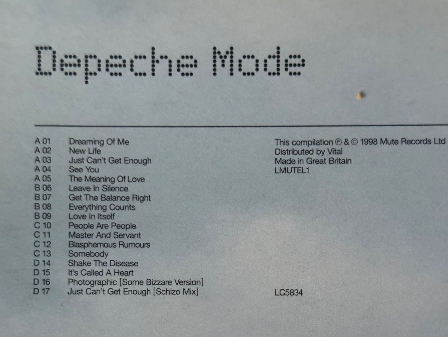 Vinyles: Depeche Mode The Singles 81-85 – D'occasion à Stetten AG par Rvipersnake 2