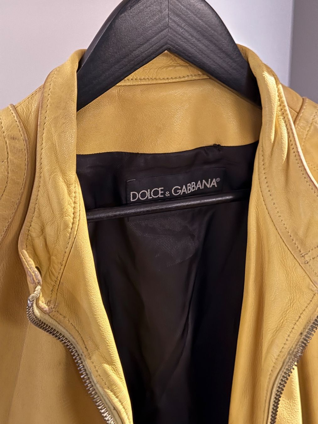 Dolce & Gabbana Giacche: Dolce & Gabbana Vintage Lederjacke Grösse 50 – Usato da Küsnacht ZH venduto da Icon21 4