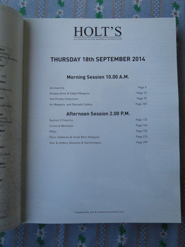 Libri: HOLT's Auktionskatalog 18.09.2014 – Usato da Olten venduto da Maniac63 3