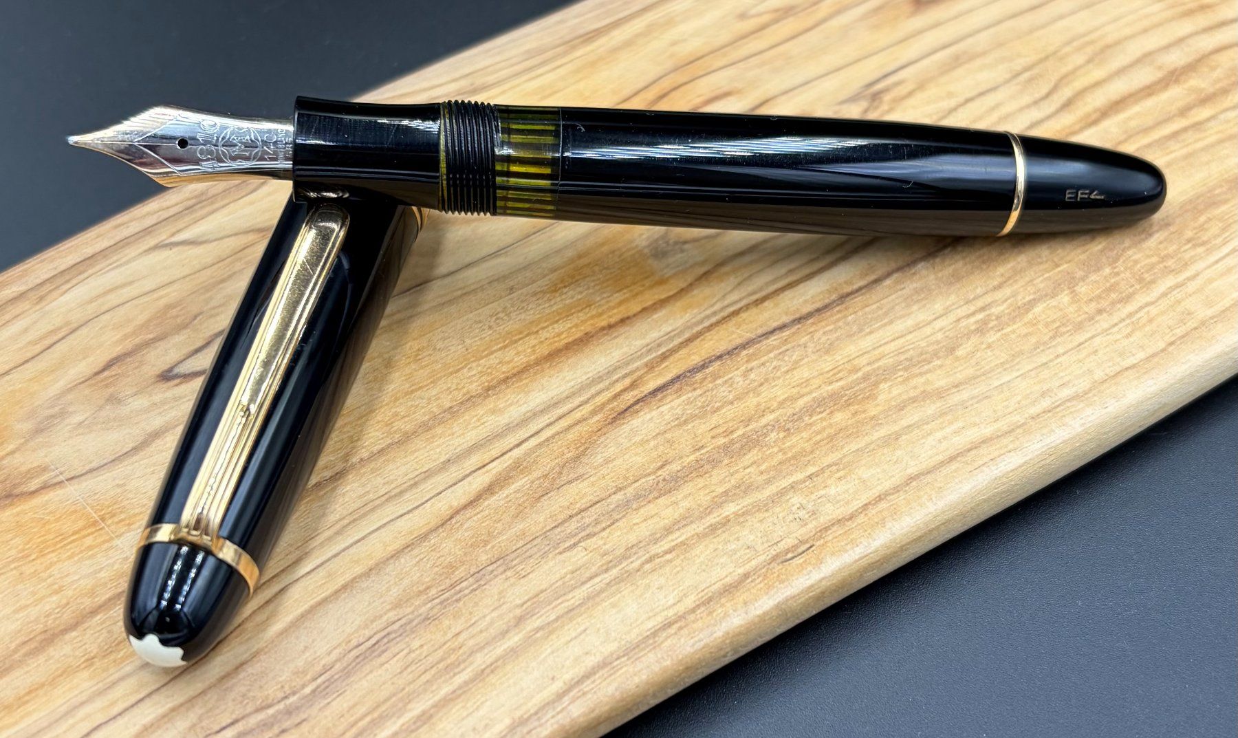 Montblanc Penna & Evidenziatori: Montblanc 146, Celluloid, 14 C, EF – Usato da Beringen venduto da Luxinu 4