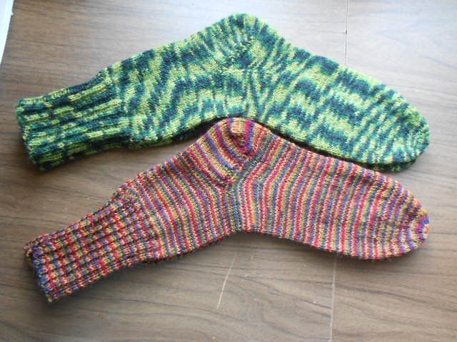 Calze: 2 Paar Wollsocken 41/42 Handgestrickt – Nuovo (secondo la descrizione) da Flühli LU venduto da primula-47 4