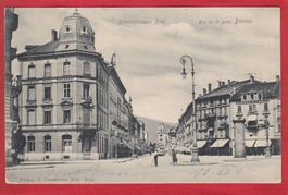 BIEL BIENNE BAHNHOFSTRASSE RUE DE LA GARE 1905