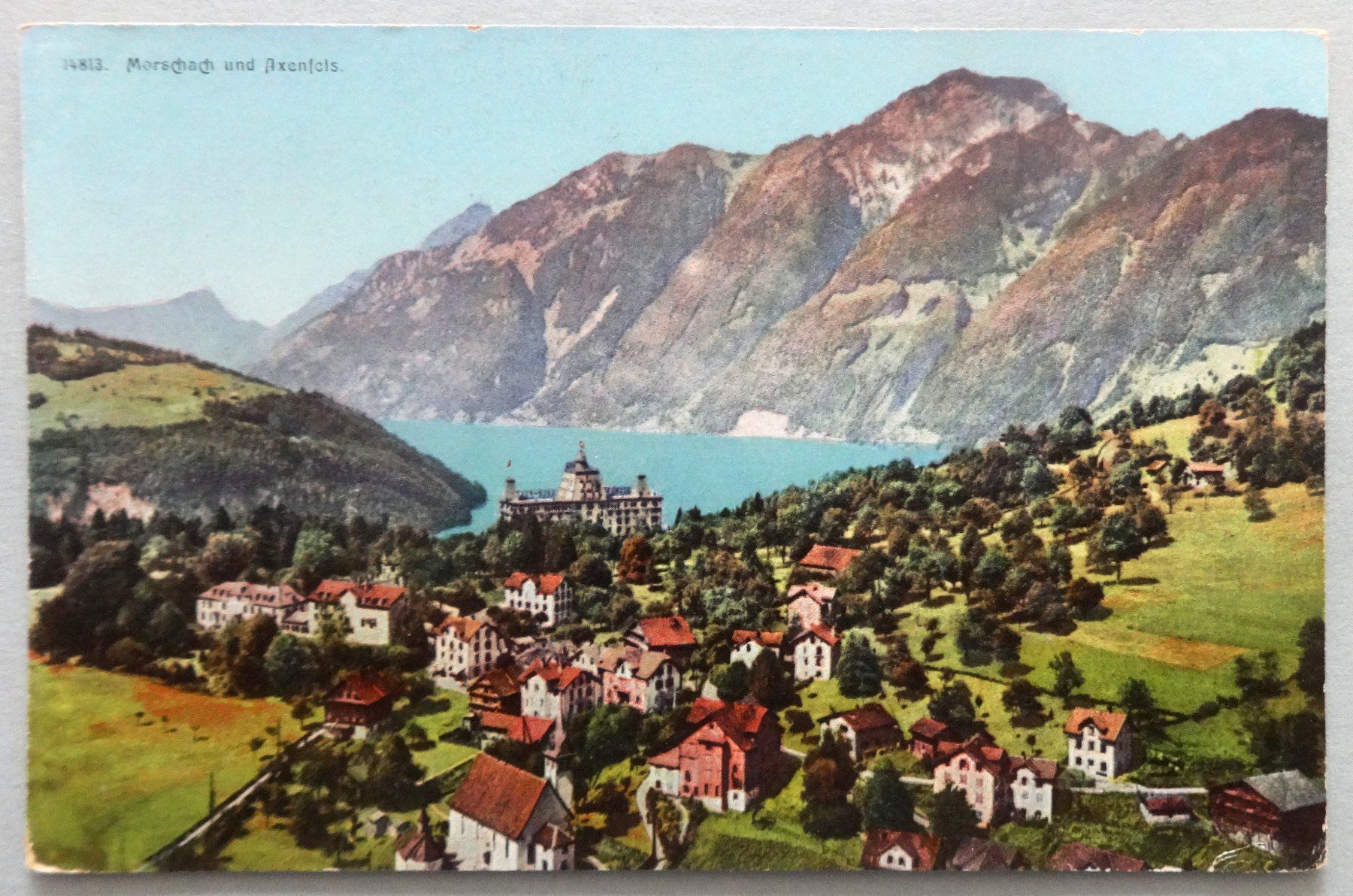 Cartoline postali: Morschach und Axenfels – Difettoso da Fétigny venduto da Billy2miny