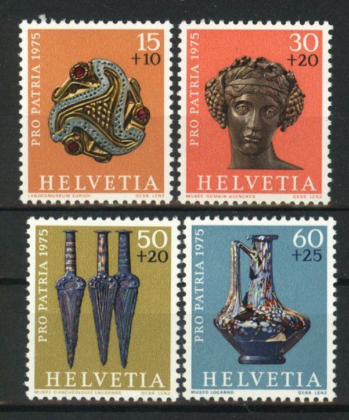 Tutti i francobolli: 1975, Pro Patria ** (2) – Usato da Willisau venduto da Vollstempel