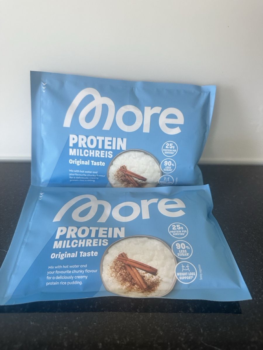 More Nutrition Cibi & Specialità: 2x More Protein Milchreis Original Taste – Nuovo e nell'imballaggio originale da Wangen SZ venduto da Jaay_Sky