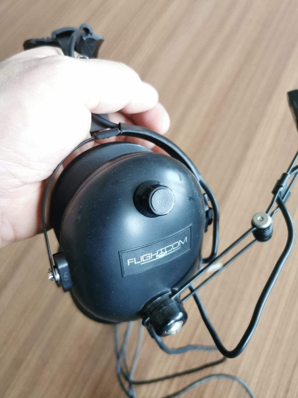 Misurare: Headset Kopfhörer Flightcom Pilot Flugzeug – Usato da Neuenkirch venduto da bf-109 4