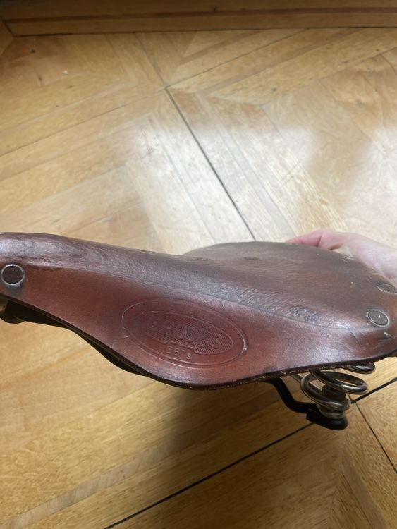 Selle Brooks Competition Cuir Marron Vintage Pour Vélo Route