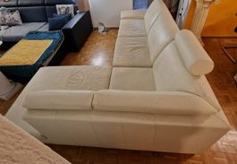 Ecksofa aus Leder