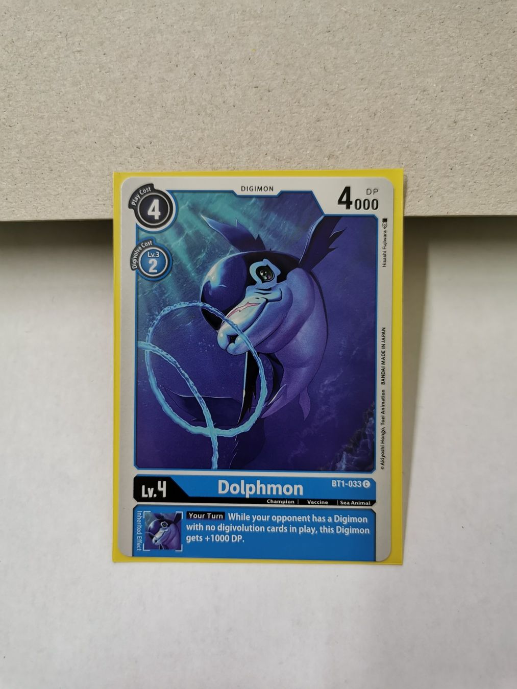 Sammelbilder & Trading cards: Digimon Dolphmon BT1-033 C Lv4 2020 – Neu (gemäss Beschreibung) aus Sisseln AG von schenk-figuren