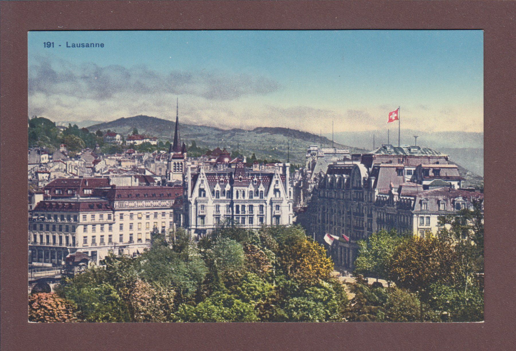 Cartoline postali: LAUSANNE - Palace – Usato da Pully venduto da nicecards