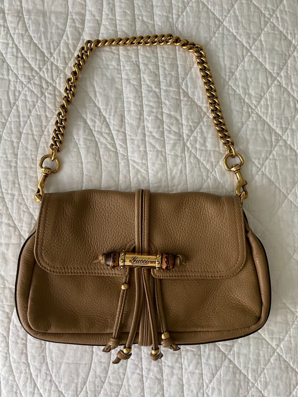 Gucci Borse da donna: Gucci Schulter-/Handtasche hellbraun – Usato da Muttenz venduto da einfach-schoen 1