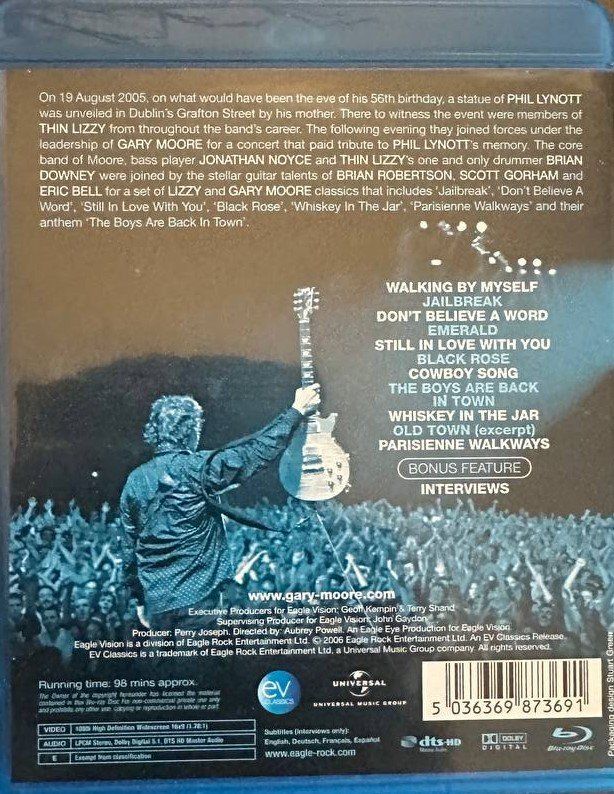 Tutti i DVDs: Gary Moore & Friends - Blu-ray Konzert Phil Lynott Tribut – Usato da Beringen venduto da Mantafisch1 1