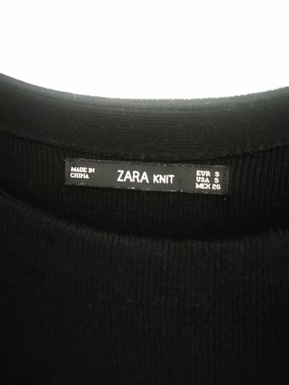 Zara Kleider: Zara Strickkleid, Grösse S, Schwarz, Herbst/Winter – Gebraucht aus Niedergösgen von lil_s6k8 1