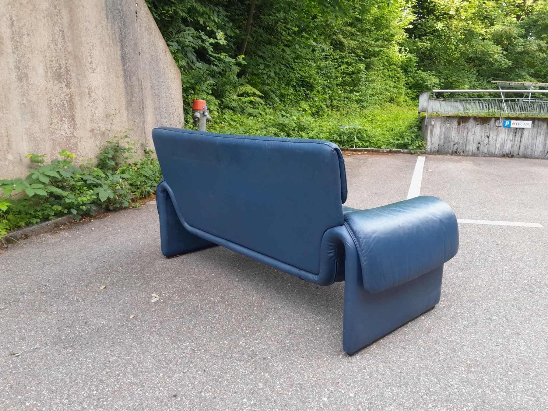 De Sede Divani: Vintage De Sede Sofa DS-2011 - Indigo - Ab 1.-- – Usato da Männedorf venduto da Bel-view 4