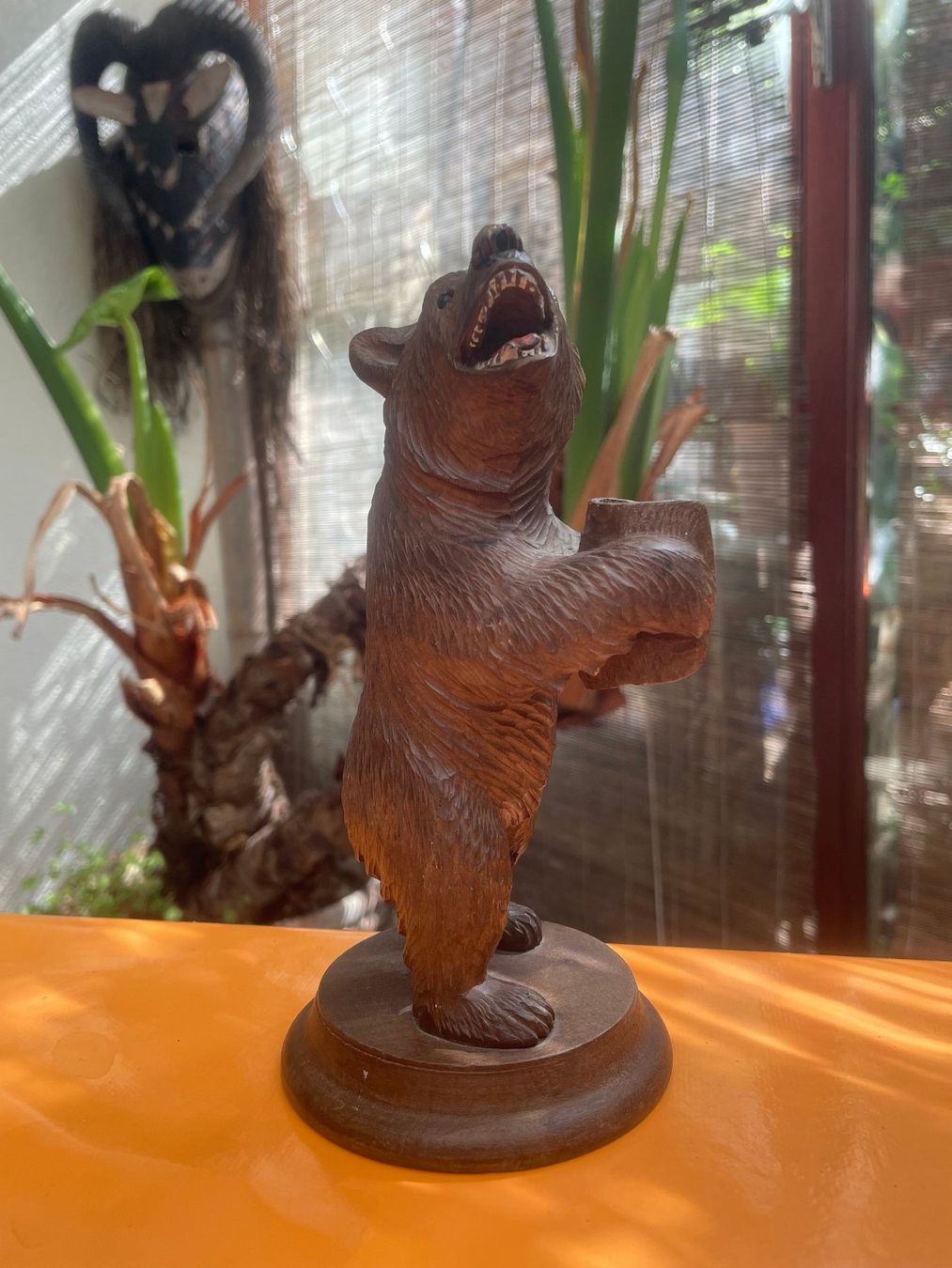 Skulpturen & Statuen: Bär Holz Brienzer Schnitzerei. 18 cm, Ours Brienz. – Gebraucht aus Versoix von HELVETICA_1 2