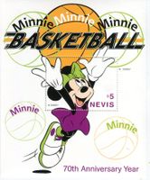 Block "Walt Disney. Minnie Maus". Nevis.