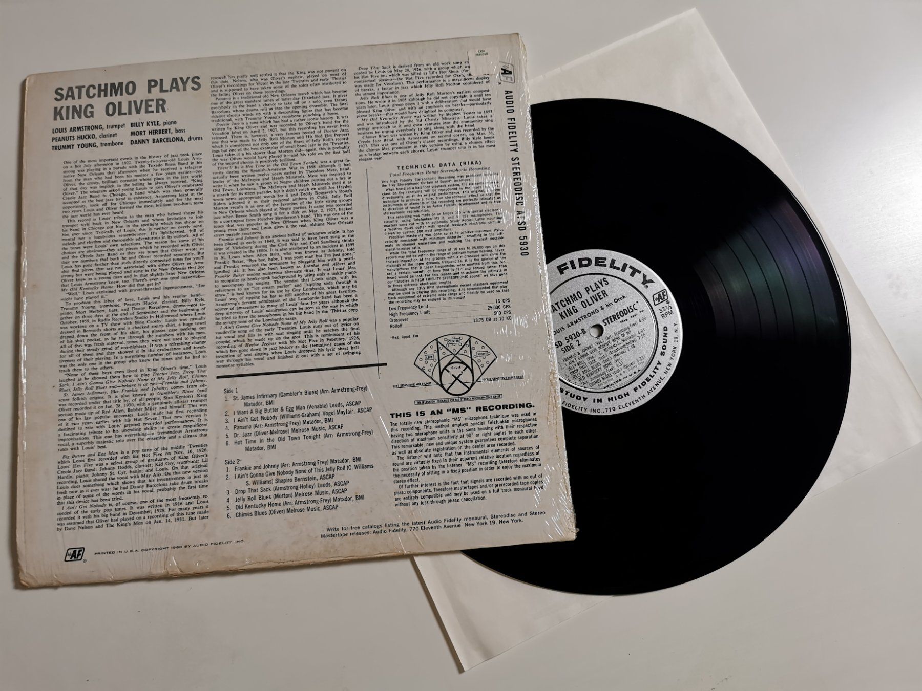 Dischi in vinile: Satchmo - Plays King Oliver – Usato da Grafenried venduto da Jukebox70 1