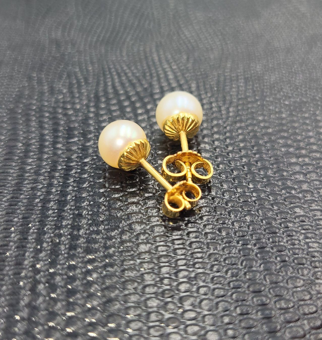 Orecchini pendenti & Orecchini a lobo: 18 Karat 750 Gold Perlen Ohrstecker – Usato da Wald ZH venduto da Dasilver 6