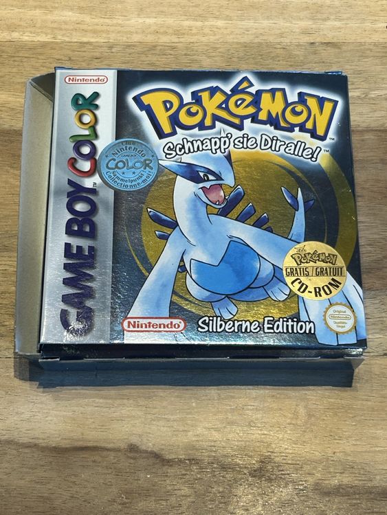 Pokemon Silberne Edition Game Boy Color - Top Zustand! (Gebraucht) in ...