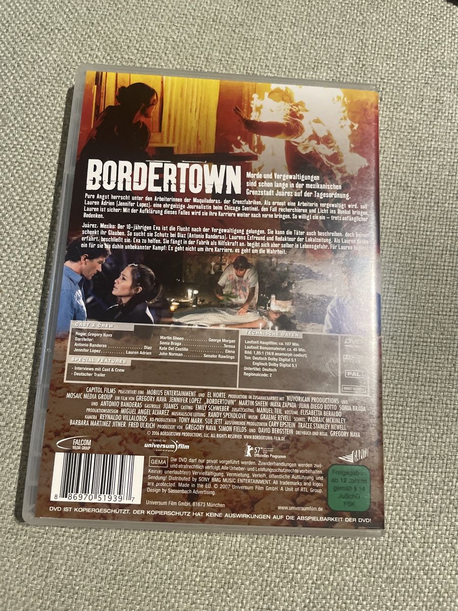Tutti i DVDs: Bordertown – Usato da Sargans venduto da Didis 1