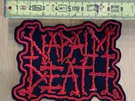 Napalm Death Patch Sticker Aufnäher Metal Rock Band